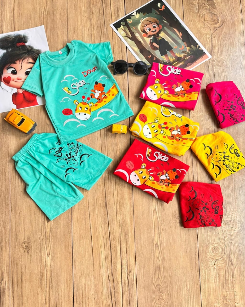 تیشرت شلوارک زرافه ببری تیشرت شلوارک زرافه ببری - Image 1